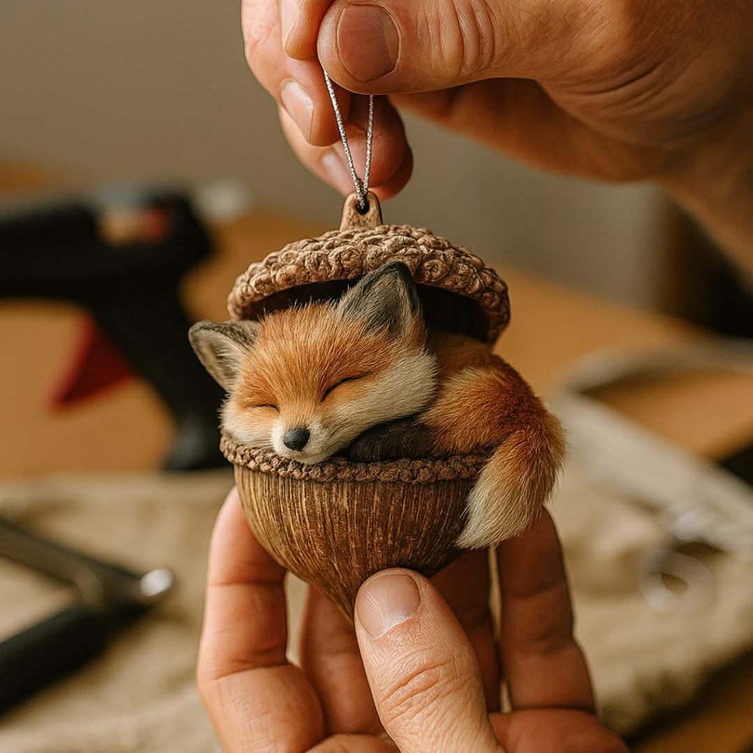 FORESTDREAM Cute Sleeping Forest Friends Figurine