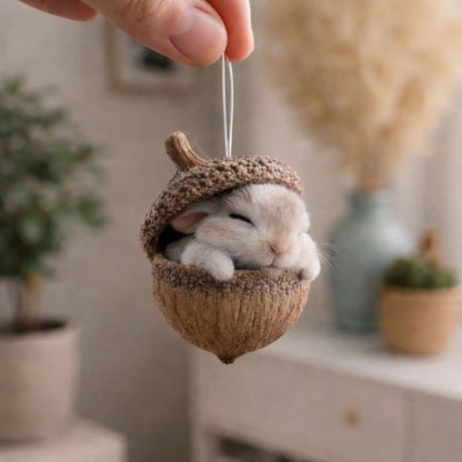 FORESTDREAM Cute Sleeping Forest Friends Figurine
