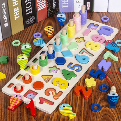 MINDGROW Wooden Learning Board