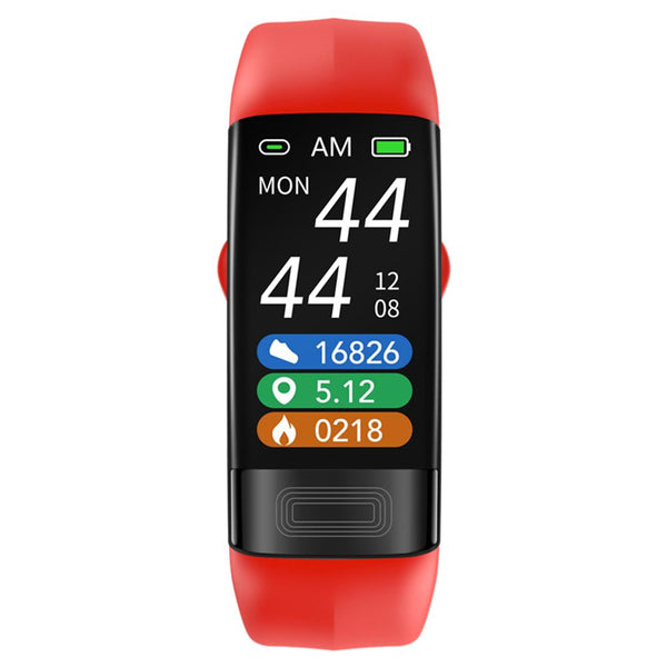 Smart Watch with Blood Pressure Monitor, Heart Rate, ECG, SpO2 & Sleep Tracking Silicone Band