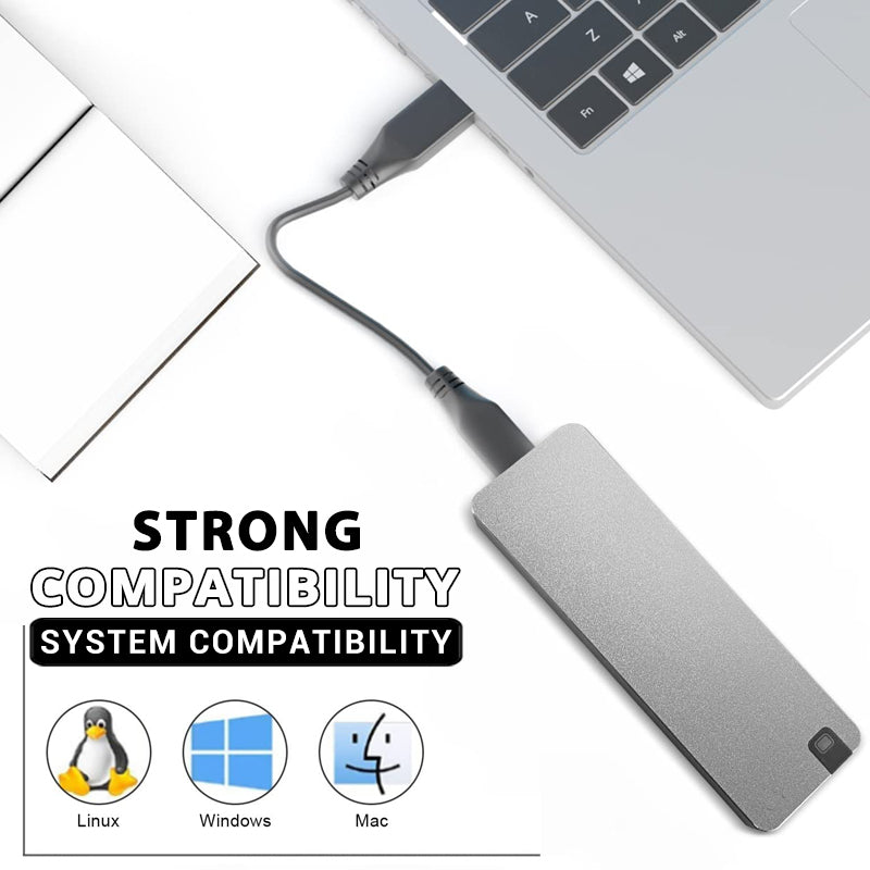 Portable SSD 64GB, External USB 3.2 Drive