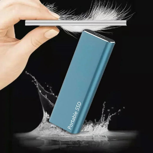 Portable External SSD, High Speed USB 3.0 & Type-C Solid State Drive for Laptop, PC, Tablet & Phone