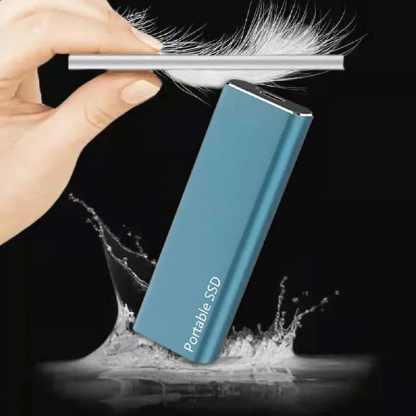 Portable External SSD, High Speed USB 3.0 & Type-C Solid State Drive for Laptop, PC, Tablet & Phone