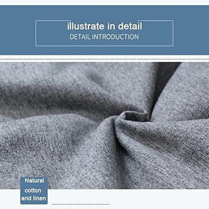 Linen Bean Bag Chair Cover, Ergonomic