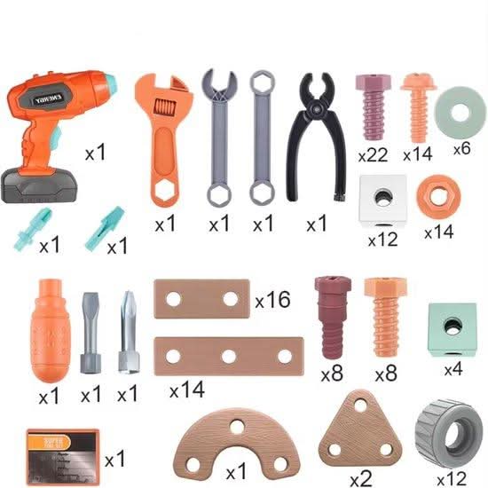 BUILDMASTER Tool Set for Aged 3 and Up