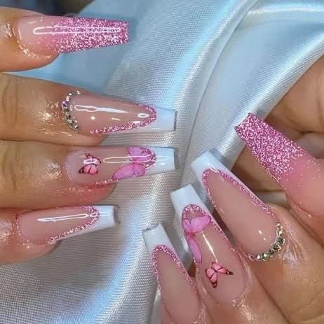 Presson Chic Pink Nails