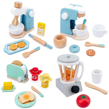 MiniChef Woodset Realistic Wooden Kitchen Set