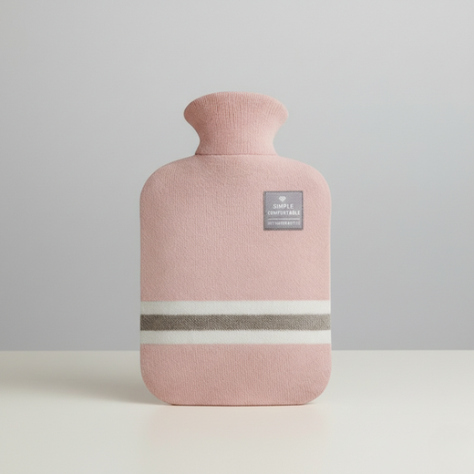 Extra Large Hot Water Bottle, 2 Liter Hot Water Bag with Soft Knit Cover for Warmth