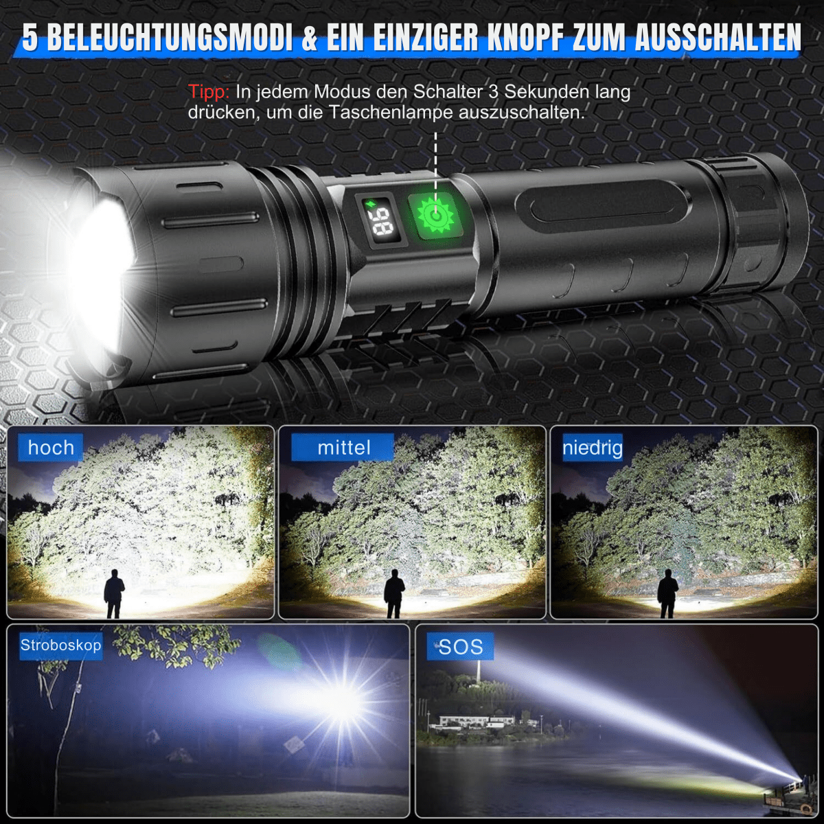 ULTRABEAM LED Flashlight