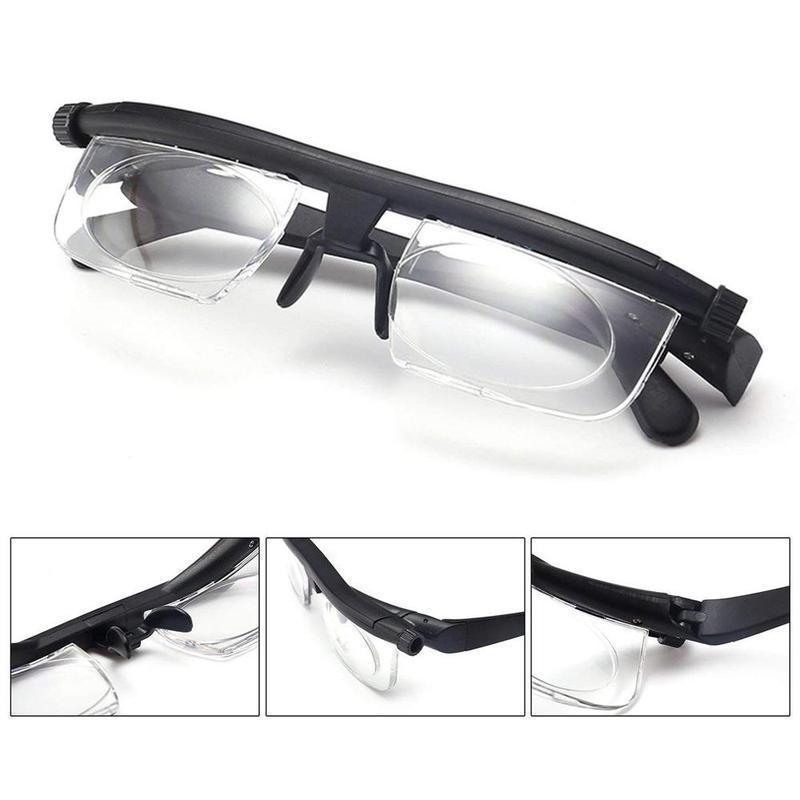Adjustable Focus Reading Glasses, Unisex, Zoom Lens