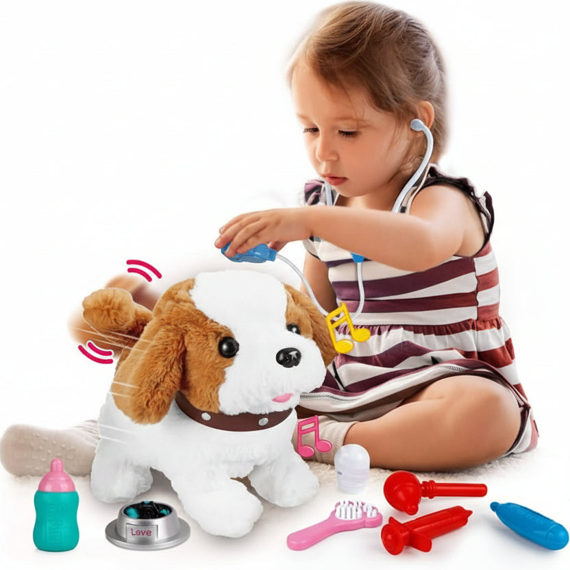 WAGGOPAL Movable Plush Dog