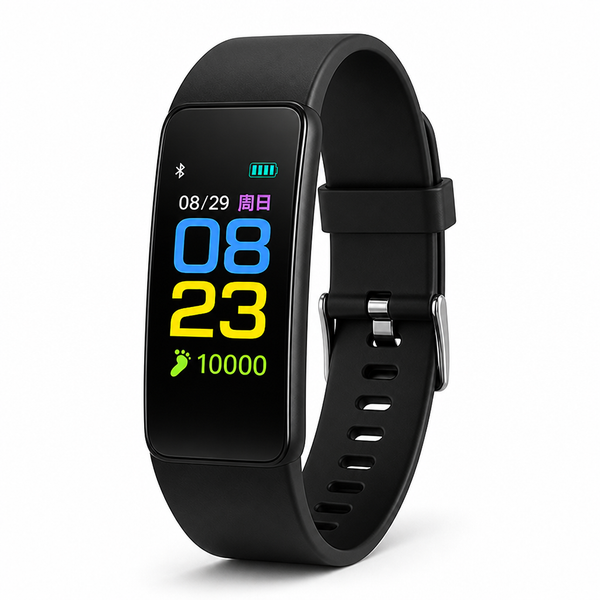 Smartwatch for Seniors, Simple LED Watch with Heart Rate, Blood Pressure, Step & Sleep Tracking