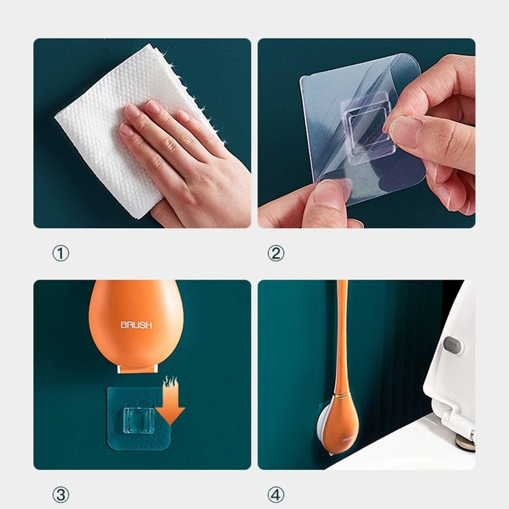 Elegant Hygienic Toilet Cleaning Brush