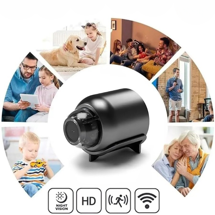 Mini 1080p HD Security Camera, WiFi & 4G, Night Vision