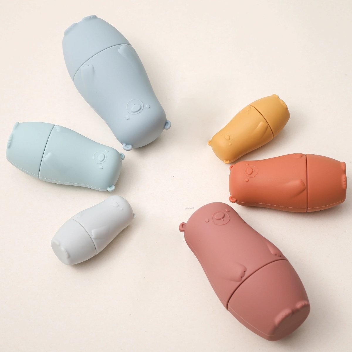 SiliconeNest Stackable Silicone Nesting Dolls