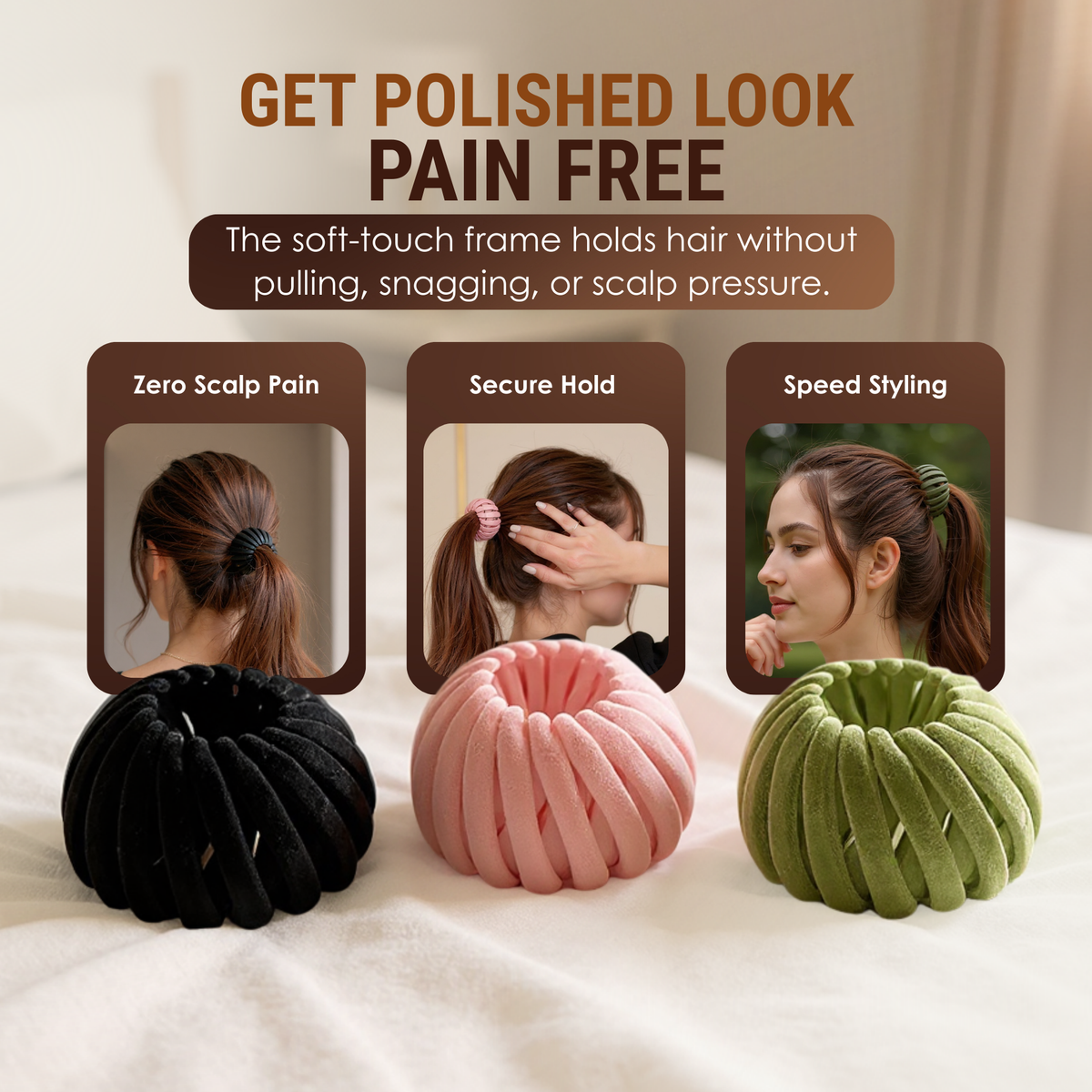 Snap-On Bird Nest Hair Clip (1+2 Free)