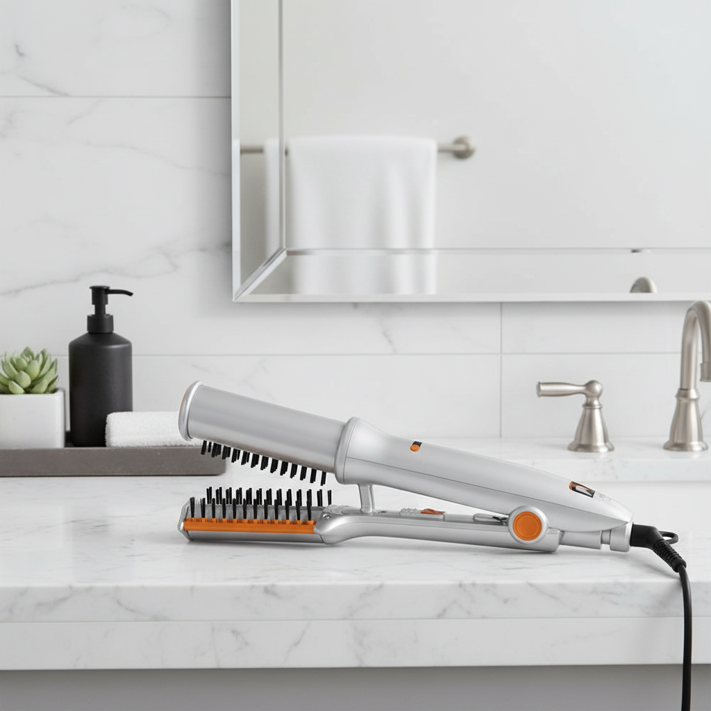 STYLEMAX 2-in-1 Rotating Hair Brush lifestyle image 1