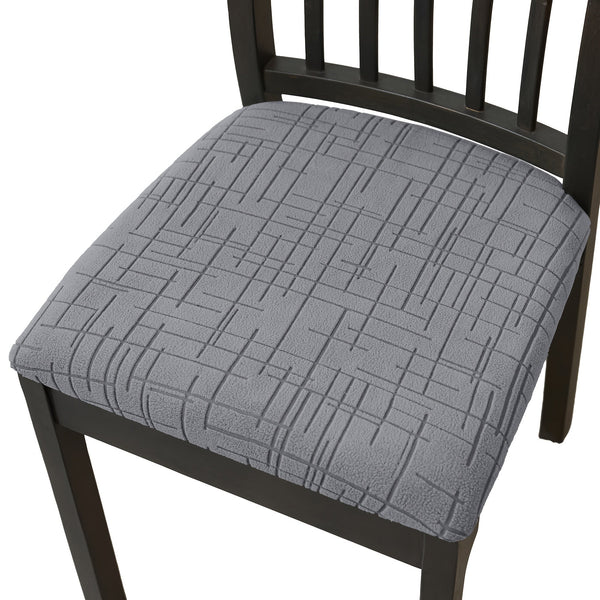 Dining Chair Covers, Stretch Slipcovers Set with Cross Pattern for Dining Room, Hotel & Events