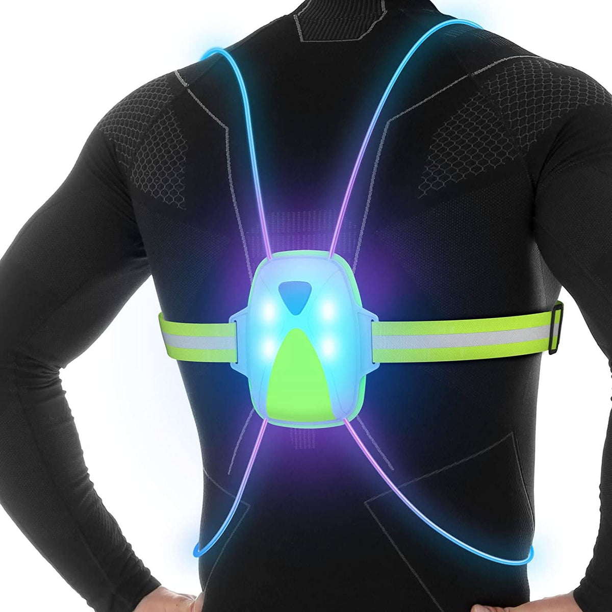 REFLECTGLOW Adjustable LED Safety Vest