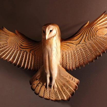 RUSTICOWL Barn Owl Wall Art