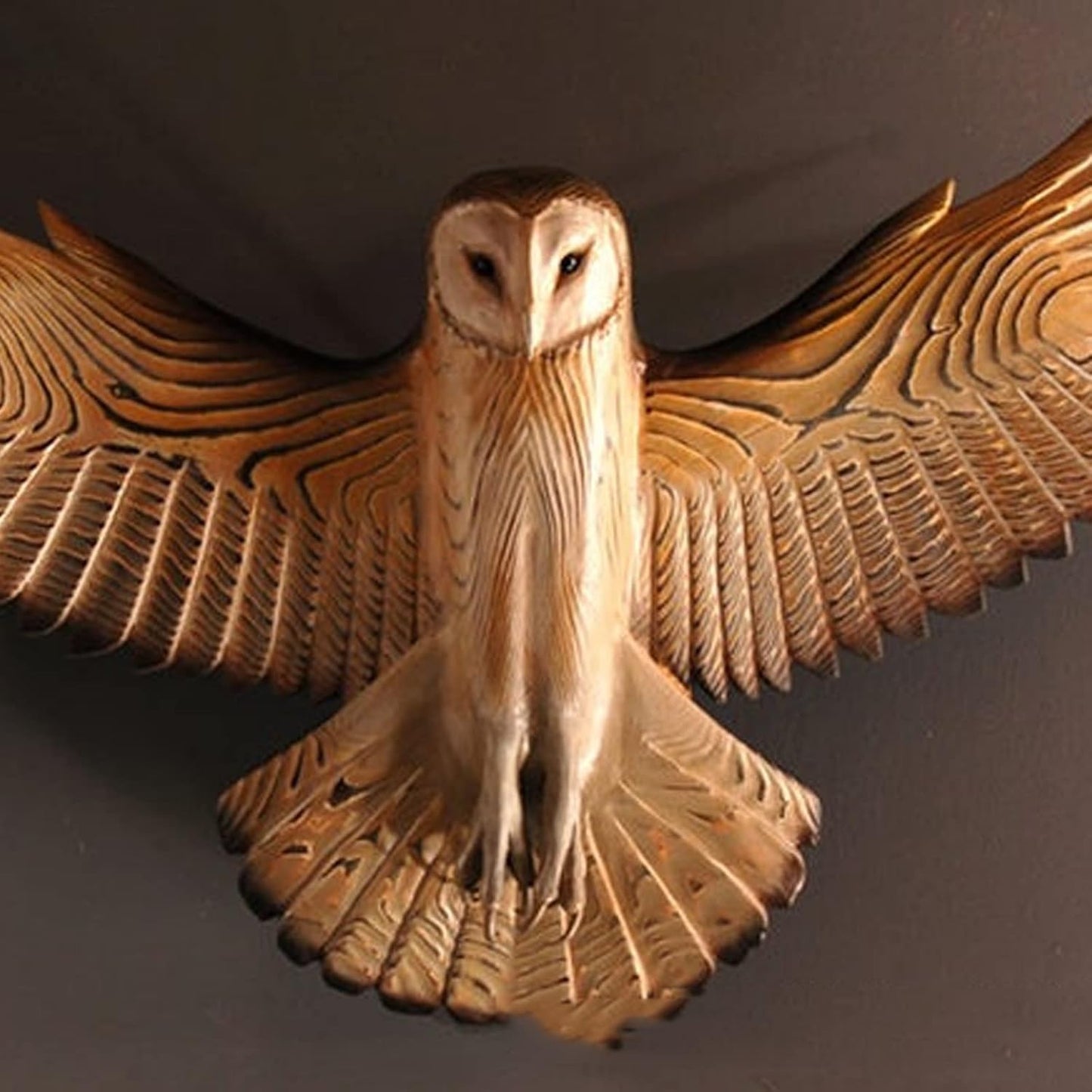 RUSTICOWL Barn Owl Wall Art