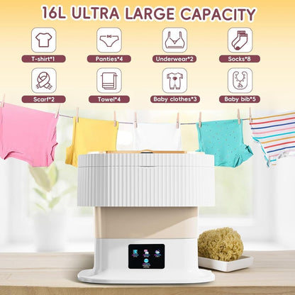 WASHNEST Intelligent Foldable 11l Mini Washing