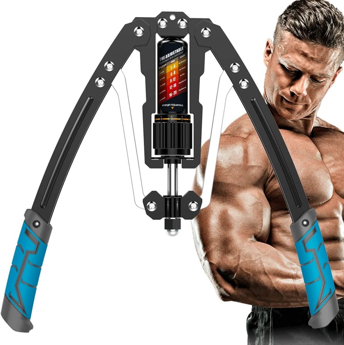 TwisterPro Adjustable Hydraulic Arm Trainer image with text 3