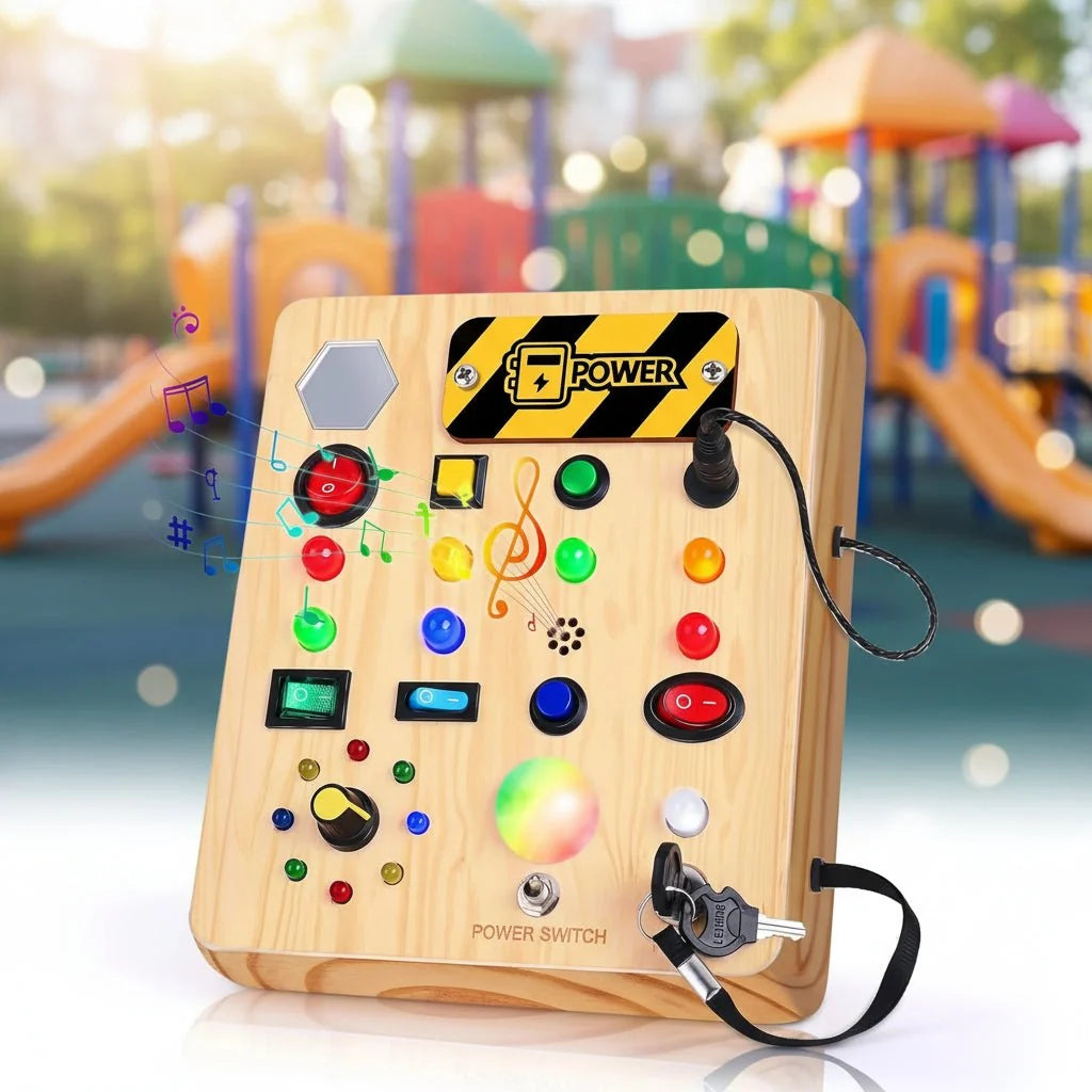 FUNTUNE Montessori Activity Board