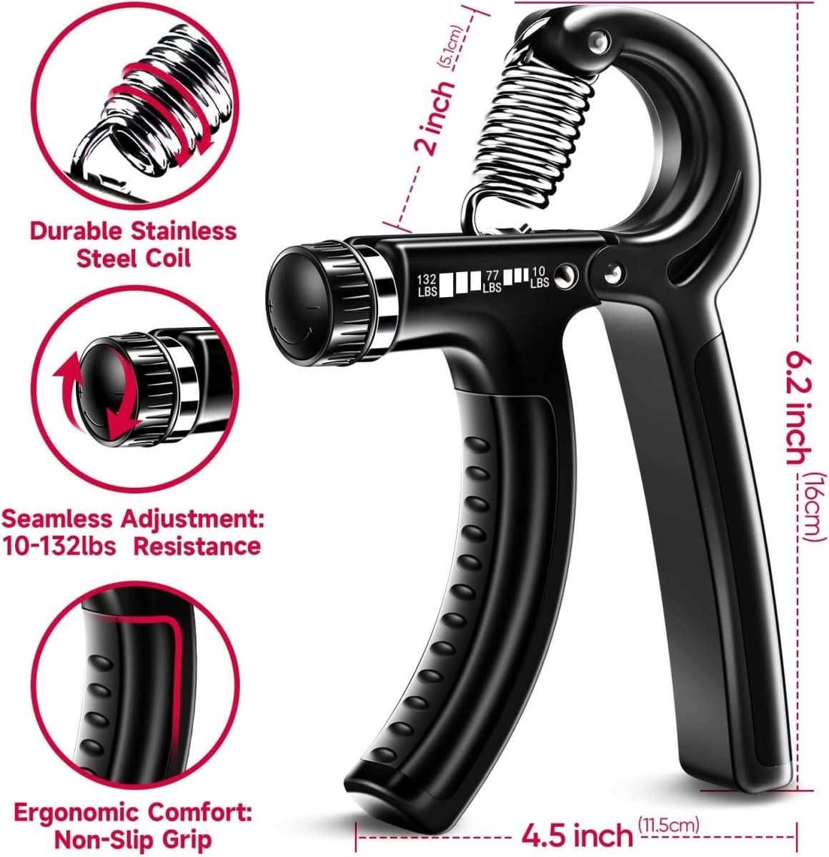 Gripmaster Adjustable Hand Amplifier