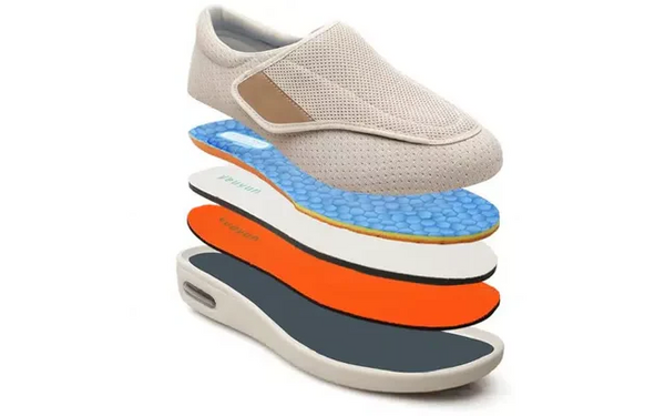 Wide Diabetic Shoes for Swollen Feet, Extra Wide Comfort Walking Shoes with Memory Foam