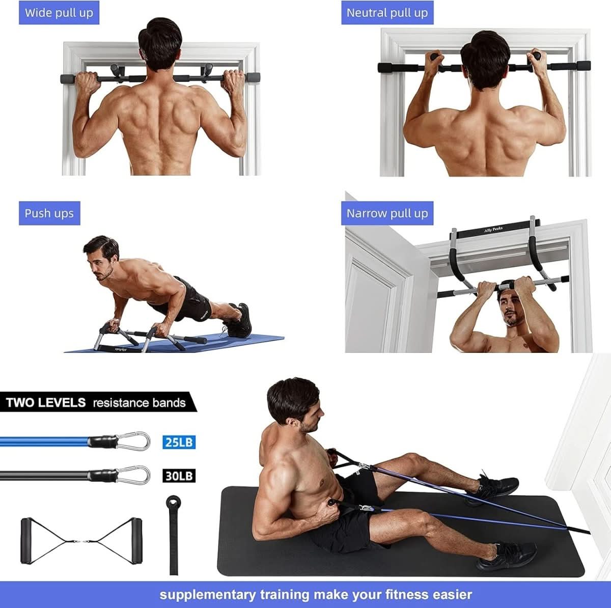 PowerGrip pull-up bar Steel