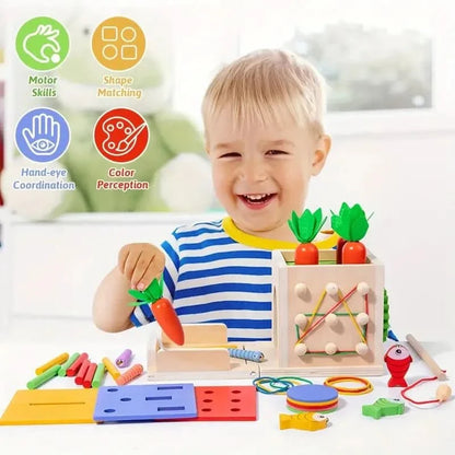TinyTrail PlayCube 8-in-1 Montessori Play Box
