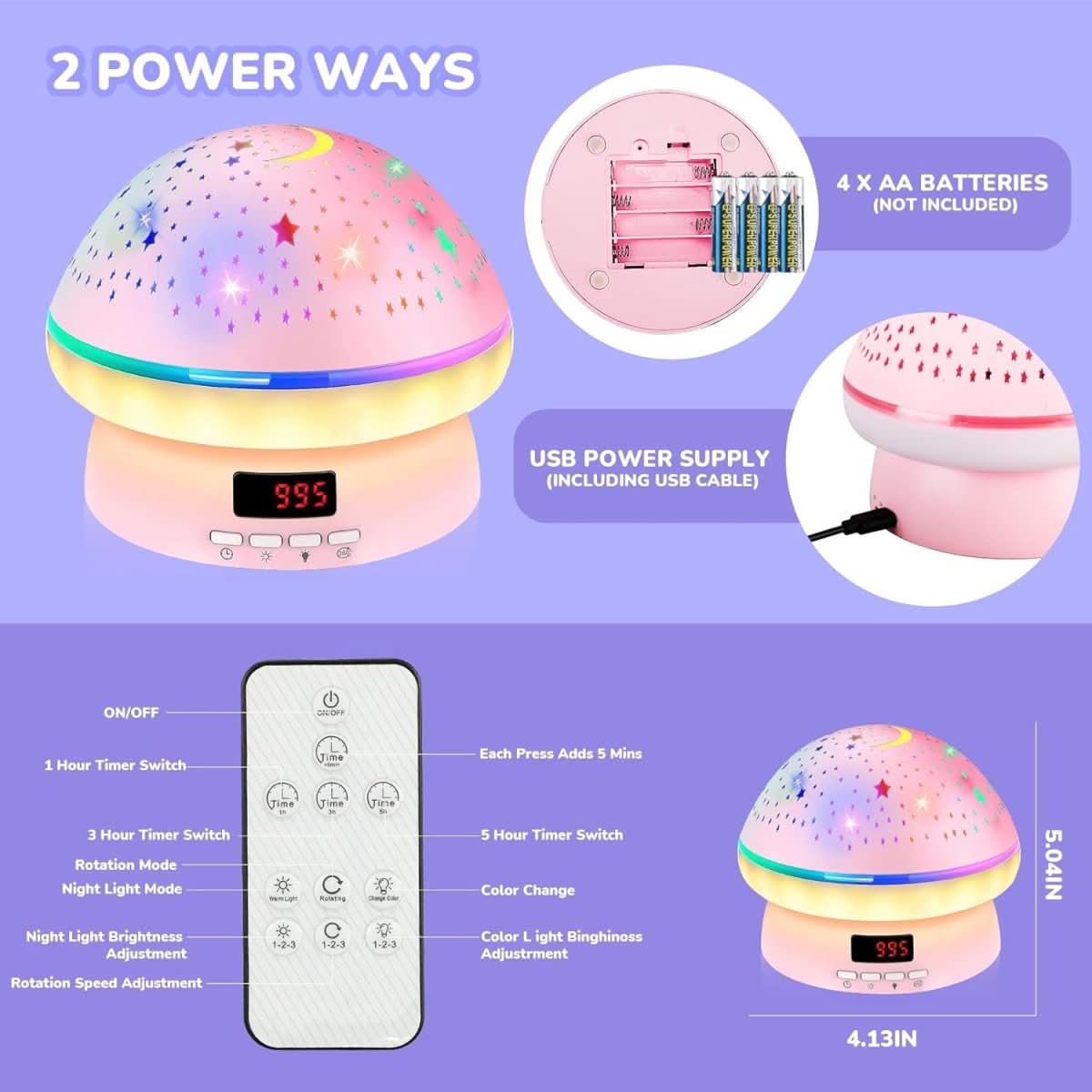 GLOWLIGHT Magical Star Projector