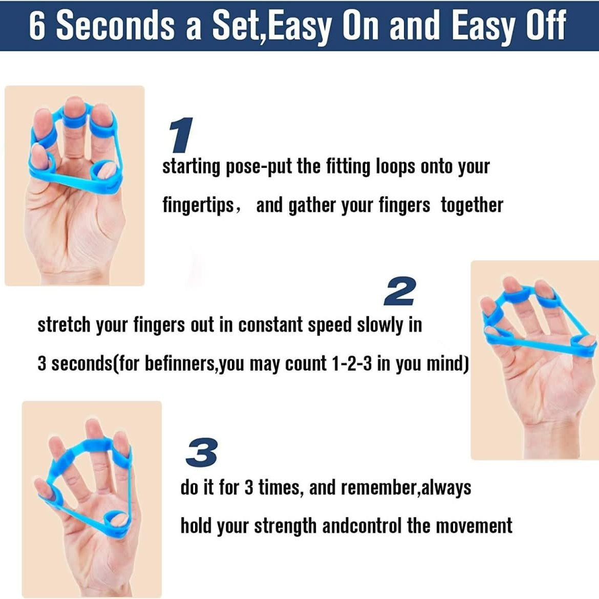 PowerGrip Hand Strengthener Set