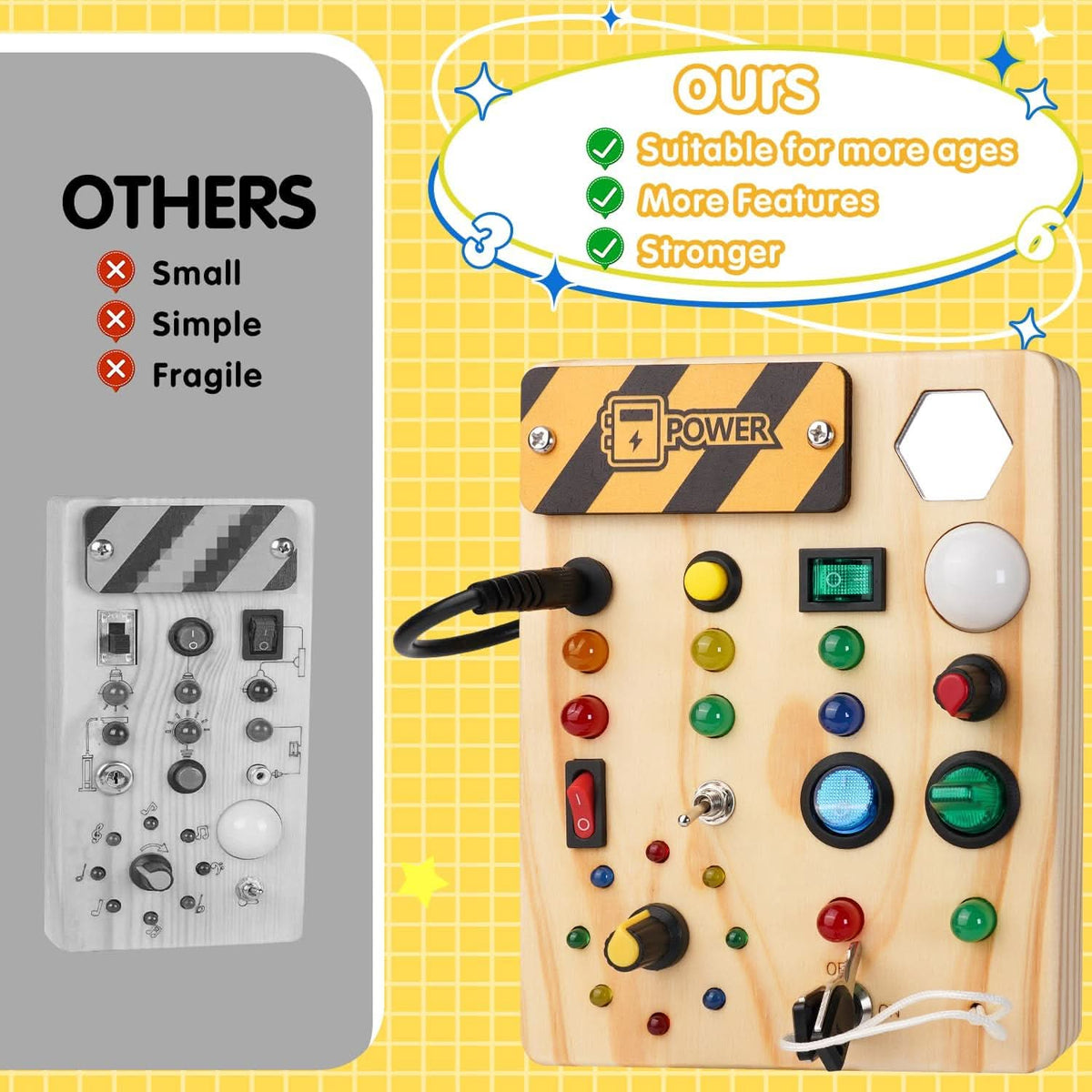 BRIGHTSTART BOARD Montessori Learning Board
