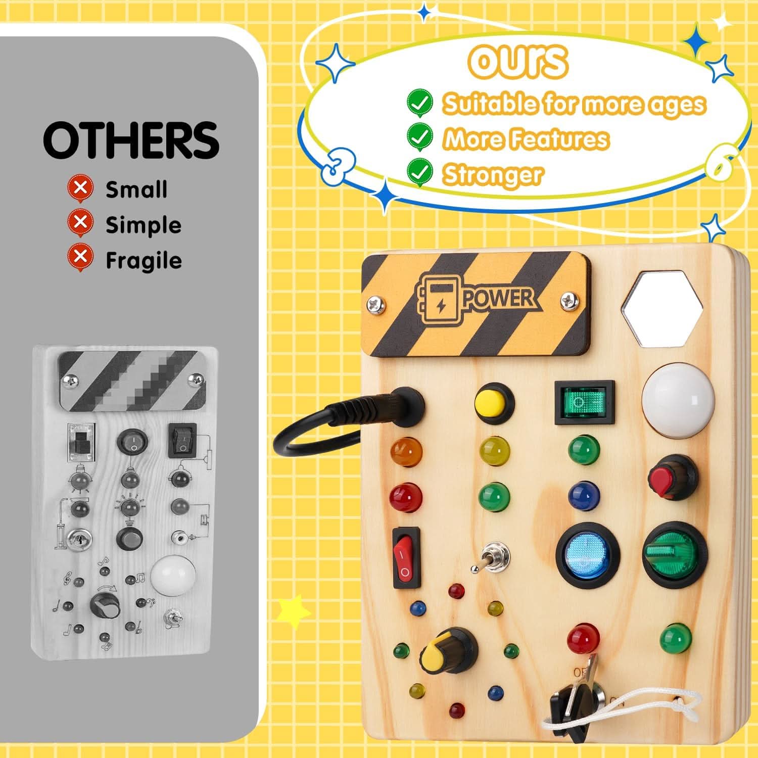 BRIGHTSTART BOARD Montessori Learning Board lifestyle image 3