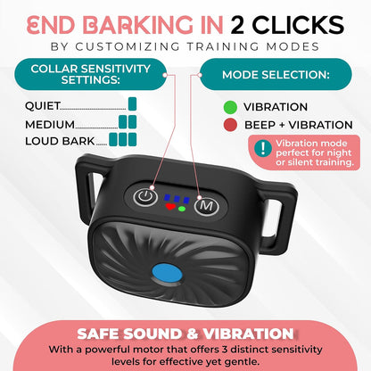 Anti-Bark Collar for Small Dogs