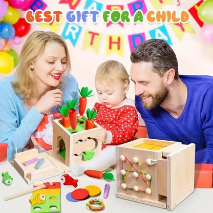 TinyTrail PlayCube 8-in-1 Montessori Play Box