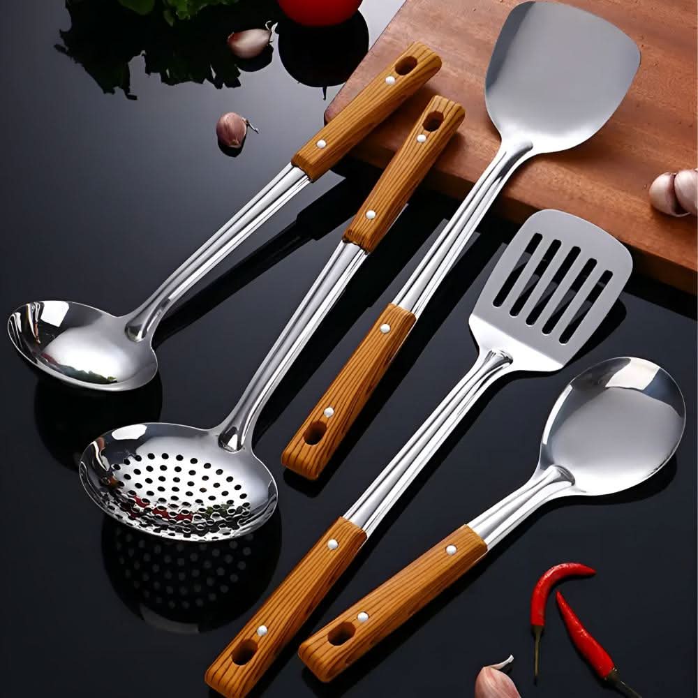 LUXURY STAINLESS STEEL Stainless Steel Kitchen Utensil Set