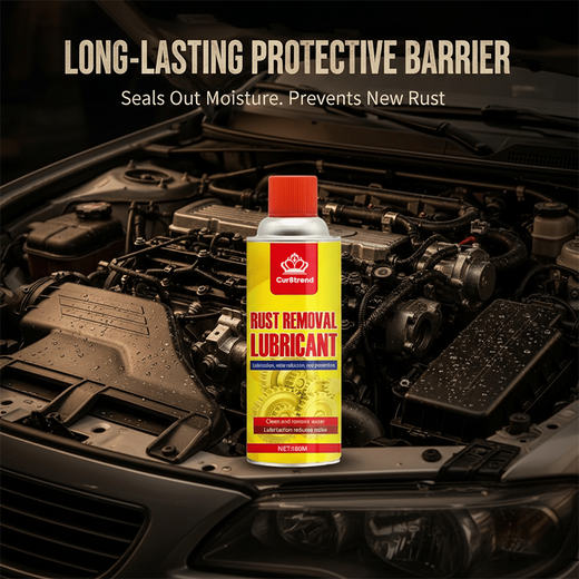 Rust Remover Spray, 3-in-1 Nano Foam Rust Cleaner & Lubricant for Hinges, Bolts & Tools