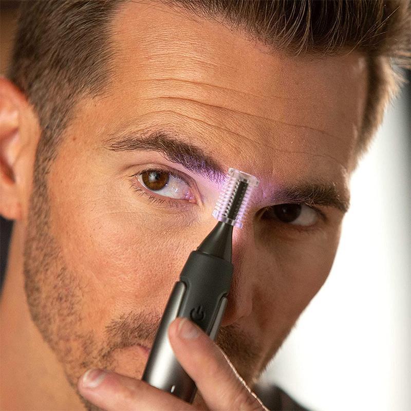Ultra-Thin Precision Trimmer with LED Light, Titanium