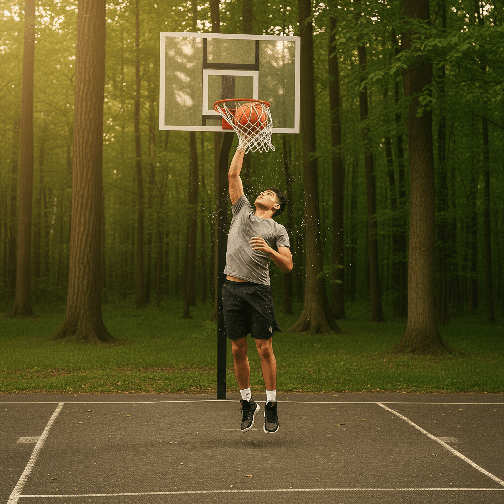 HoopFlex Outdoor Basketball Net lifestyle