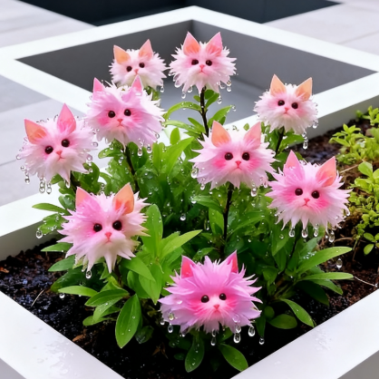 Cat's Eye Flower Seeds, Colorful Patterned Blooms for Windowsills, Balconies & Shady Gardens