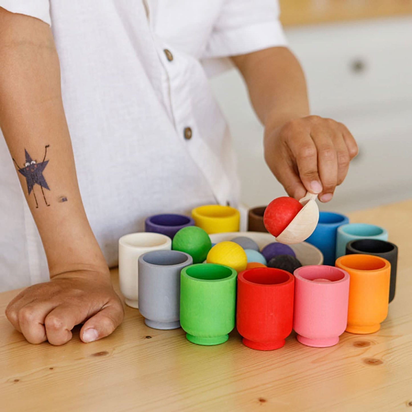 TinkerTots Lab Colours Shapes Discovery Set