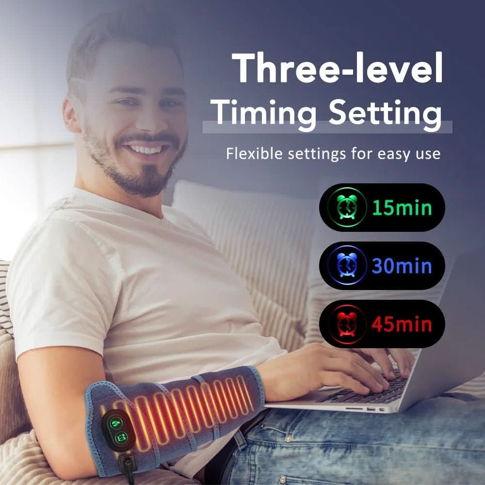 Thermorelief Heating Pad Targeted Pain Relief image with text 2