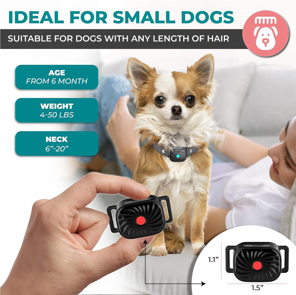 Bark Collar for Small Dogs, Anti-Bark Training Collar with Sound & Vibration Modes