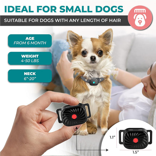 Bark Collar for Small Dogs, Anti-Bark Training Collar with Sound & Vibration Modes