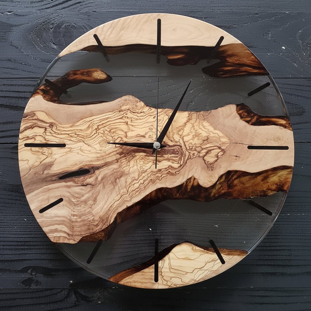 VIKTID ELMWAY Nordic Silent Wooden Wall Clock