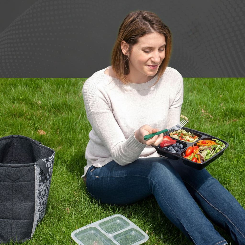 MEALSTACK Triple Bento Box lifestyle image