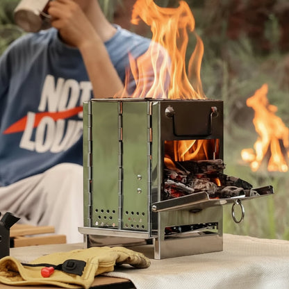FLEXFIRE Portable Stainless Steel Camping Stove